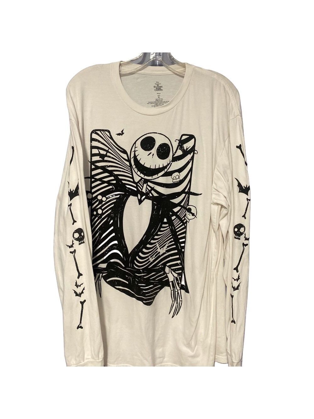 Halloween Tim Burton’s The Nightmare Before Christmas Graphic T-Shirt (XL)